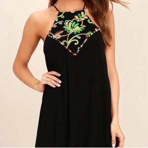 Lulu’s halter boho summer  dress
